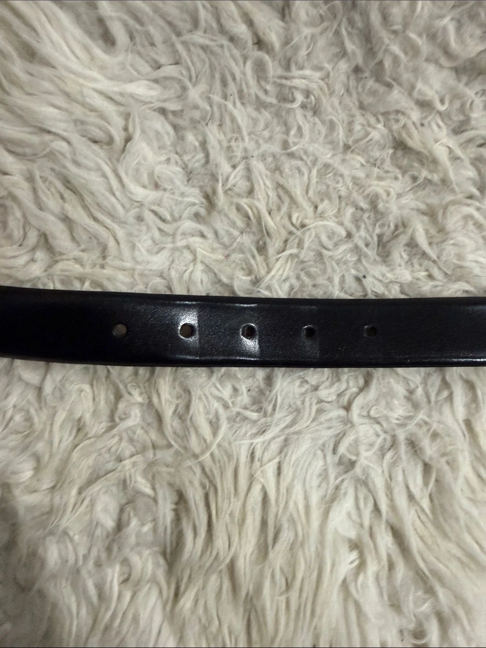 Jos A Bank Dress Belt Mens Size 36 Black Genuine Leather Silver Tone Buckle 0368